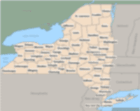 New York Counties Map
